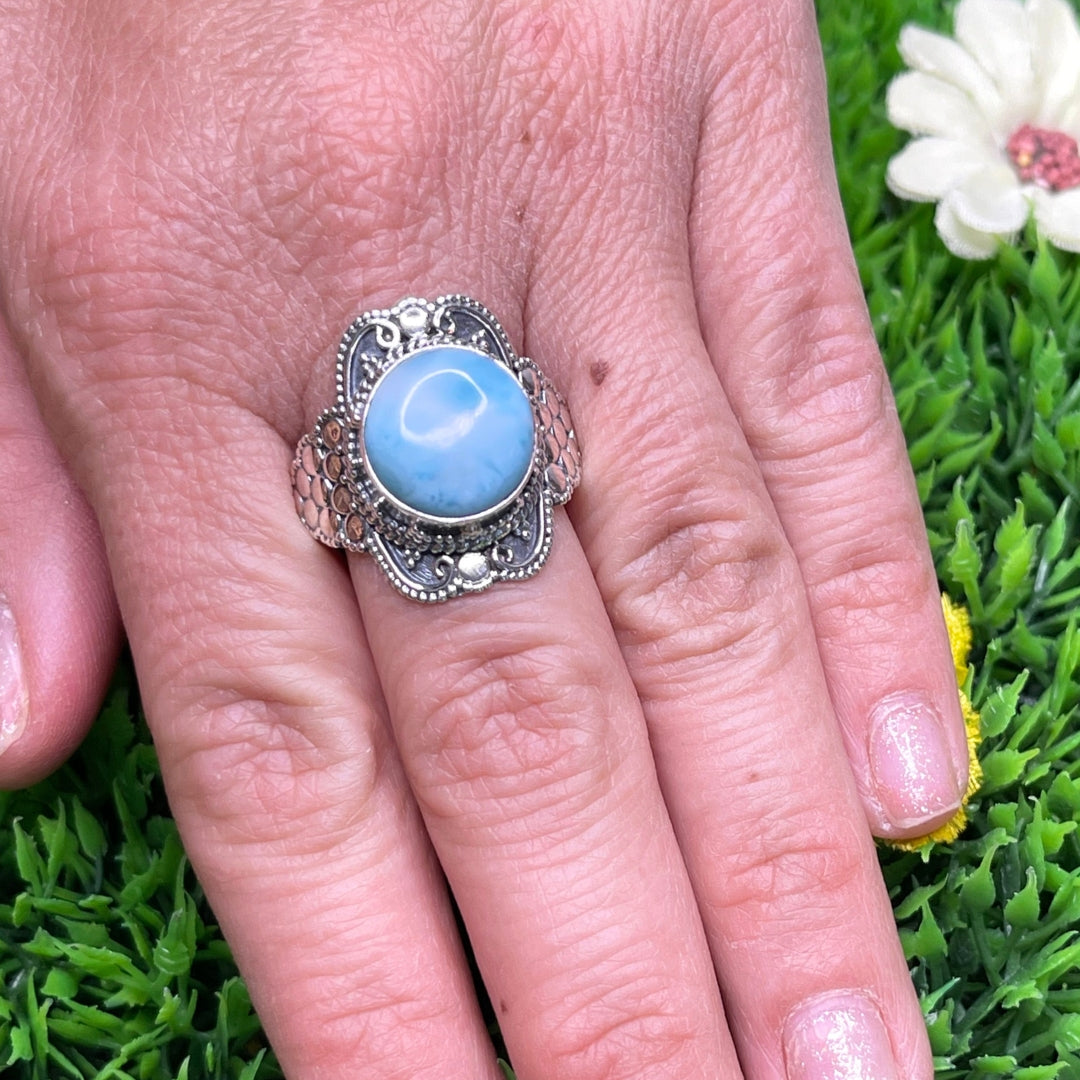 Bague Argent 925 Larimar #1