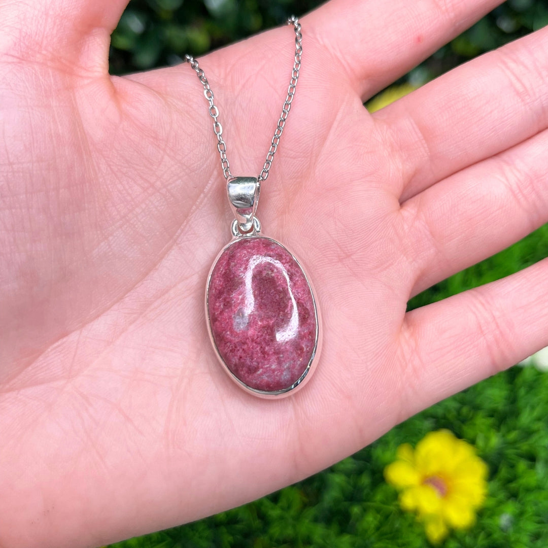 Pendentif Argent Thulite #29