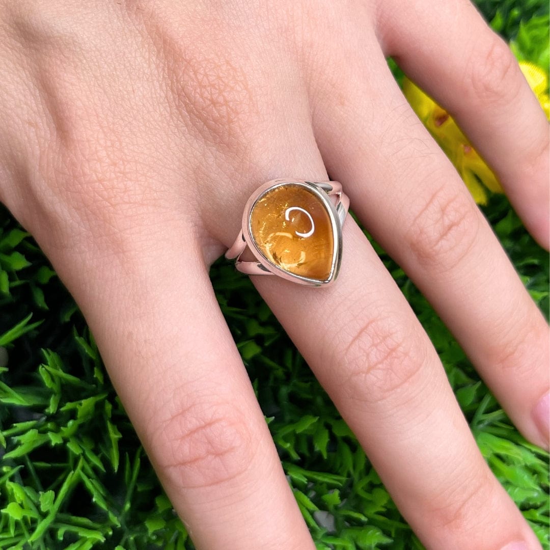 Bague Argent Citrine #2