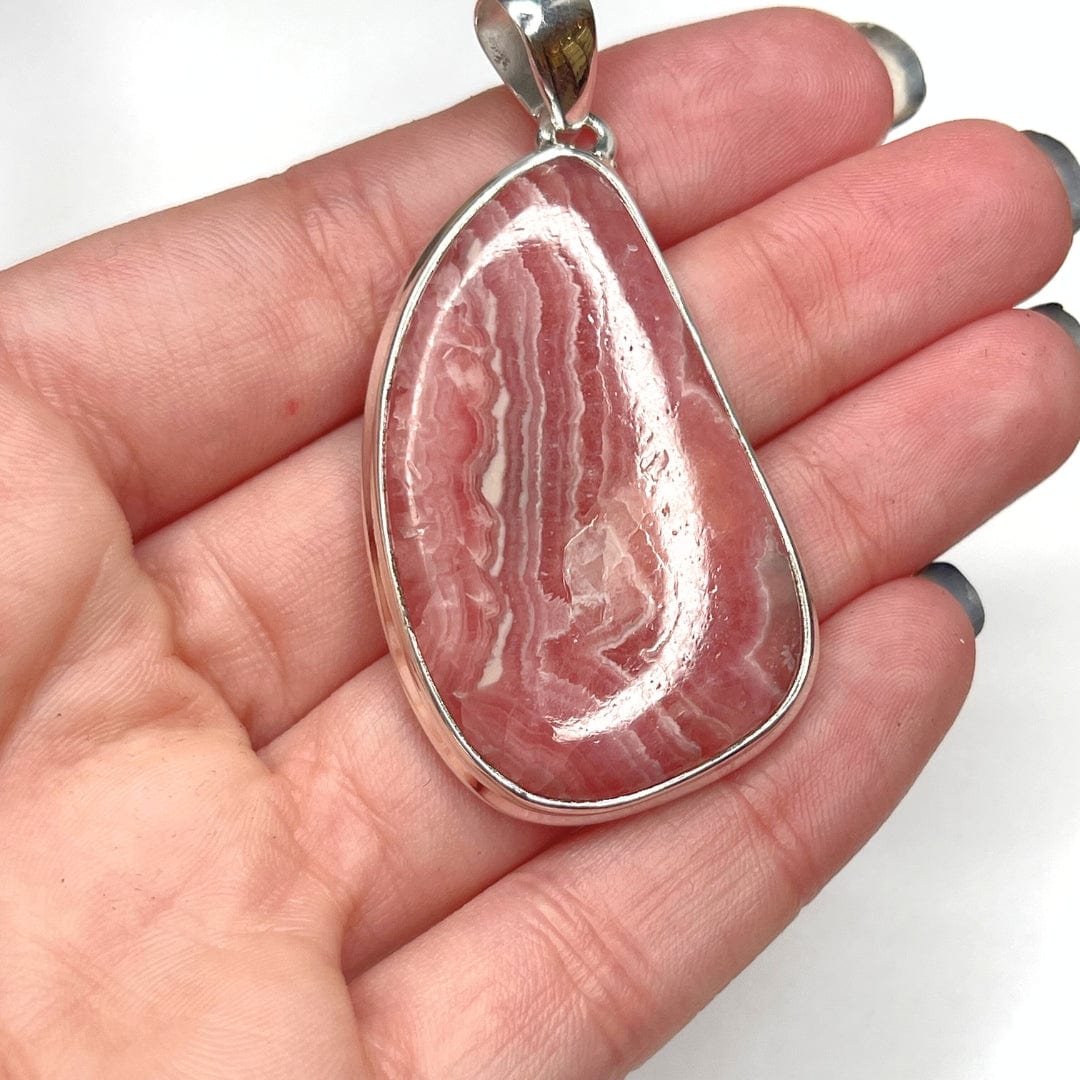 Pendentif Argent Rhodochrosite #9