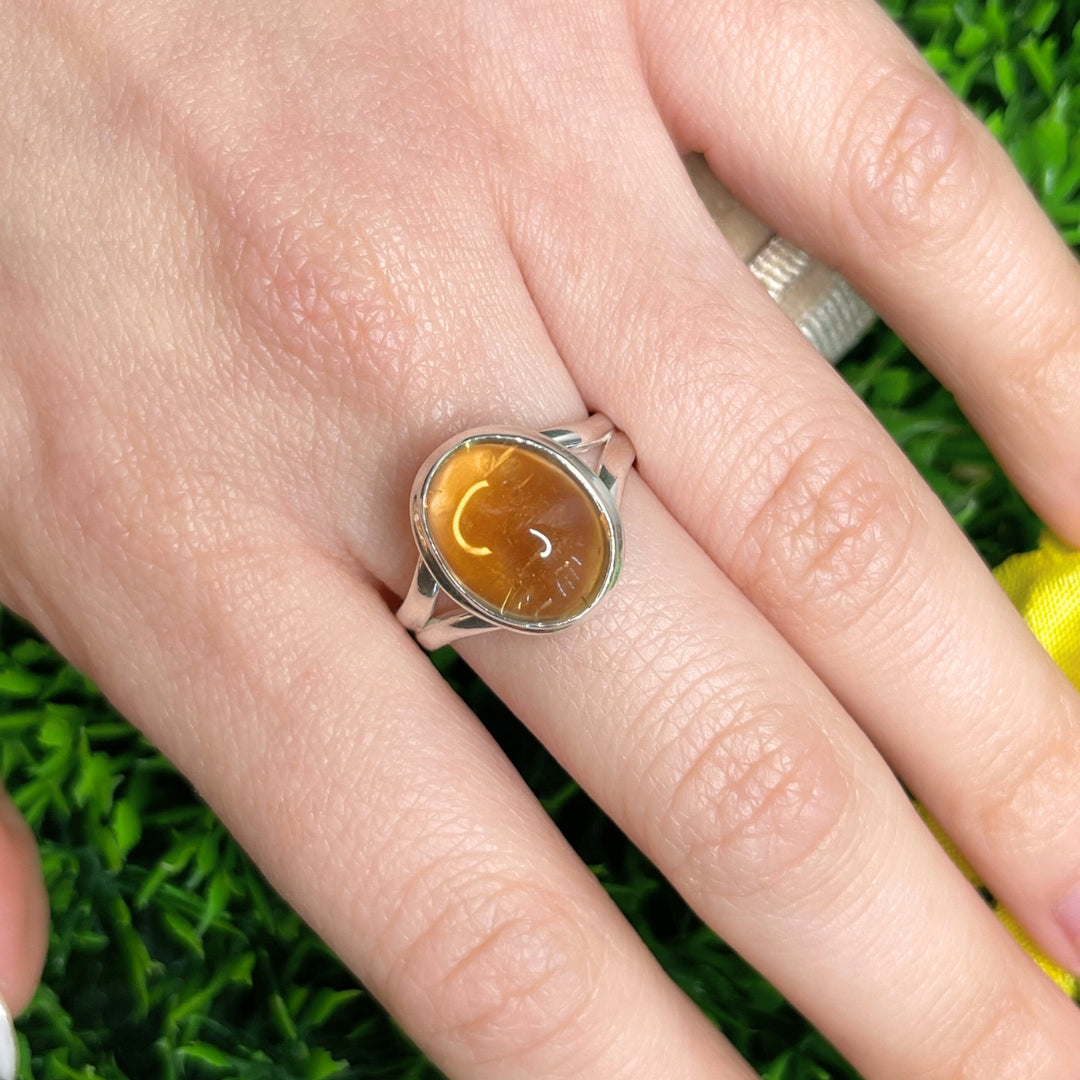 Bague Argent Citrine #45