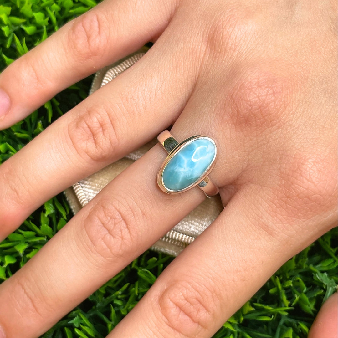 Bague Argent Larimar #86