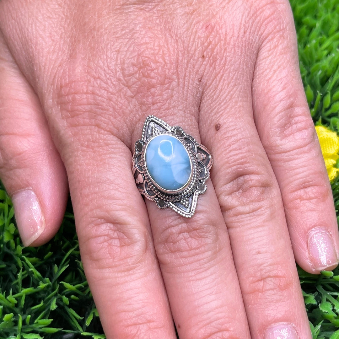 Bague Argent 925 Larimar #31