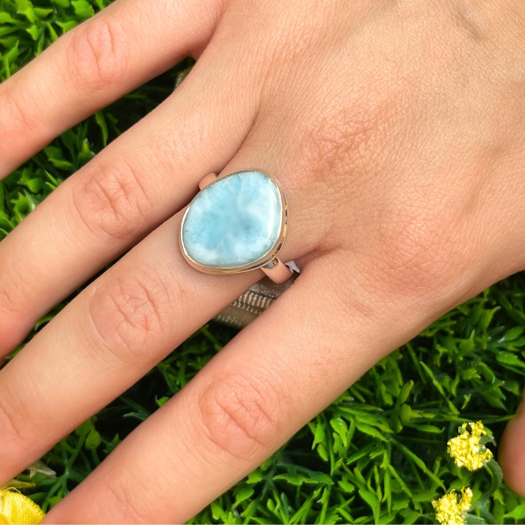 Bague Argent Larimar #91