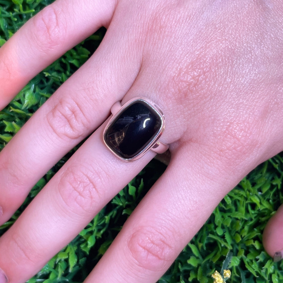 Bague Onyx Argent #11