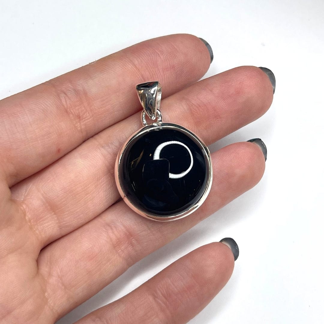 Pendentif Argent Onyx #19