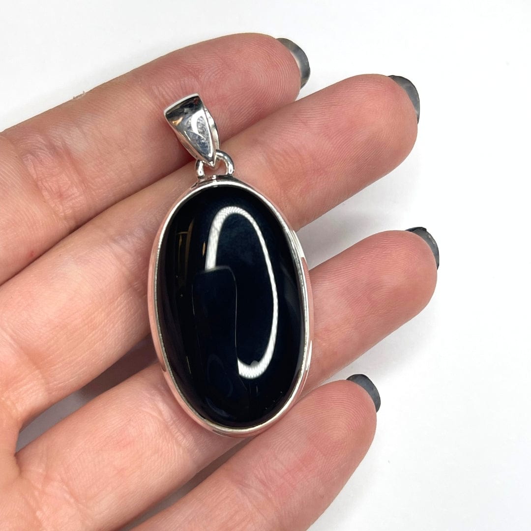 Pendentif Argent Onyx #16