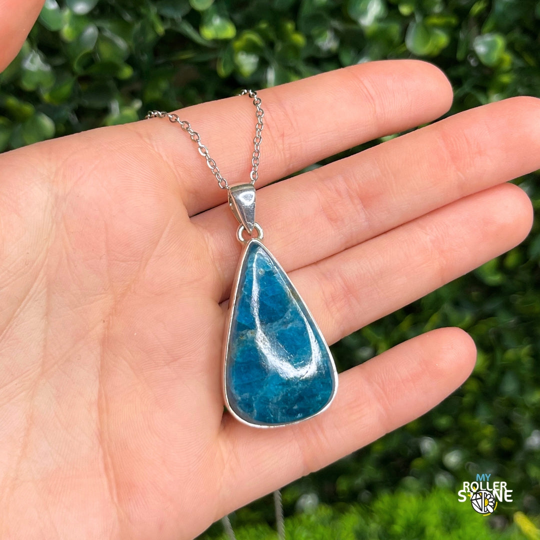 Pendentif Argent Apatite #1