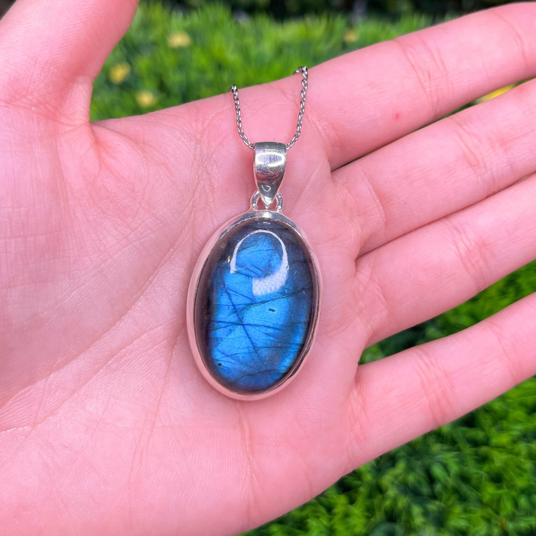 Pendentif Labradorite Blue Fire #2