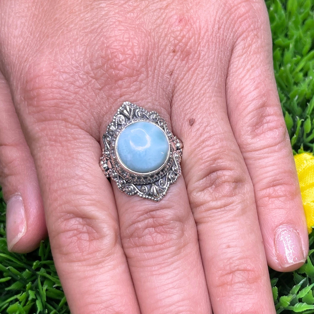 Bague Argent 925 Larimar #22