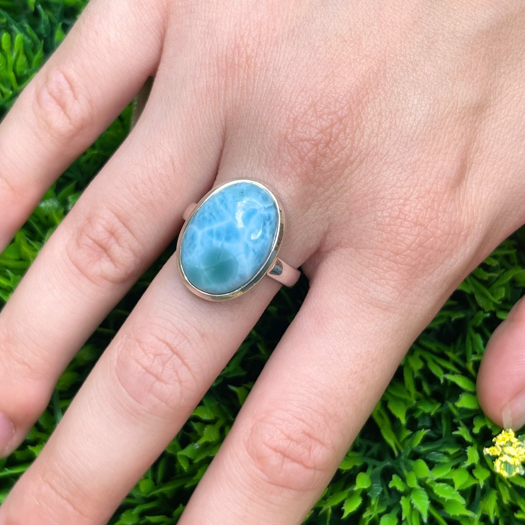 Bague Argent Larimar #105