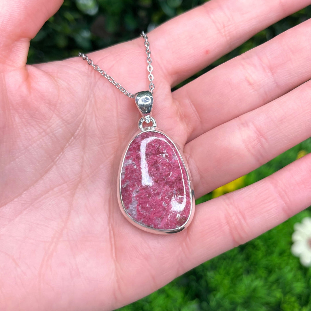 Pendentif Argent Thulite #16