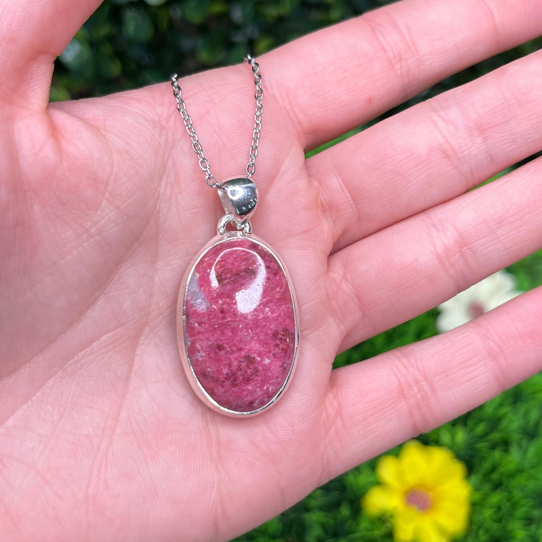 Pendentif Argent Thulite #19