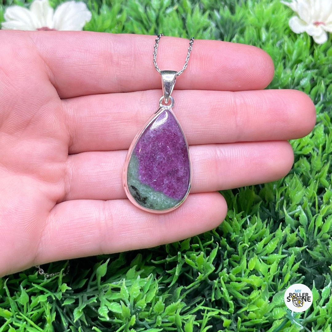 Pendentif Argent Rubis Zoisite #3