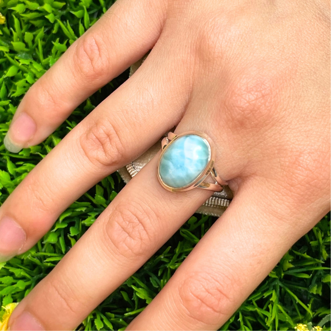 Bague Argent Larimar #70