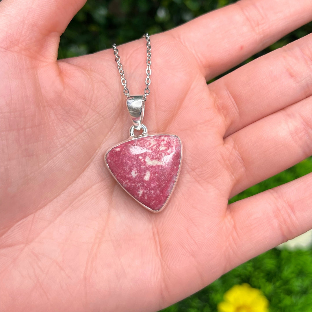 Pendentif Argent Thulite #11