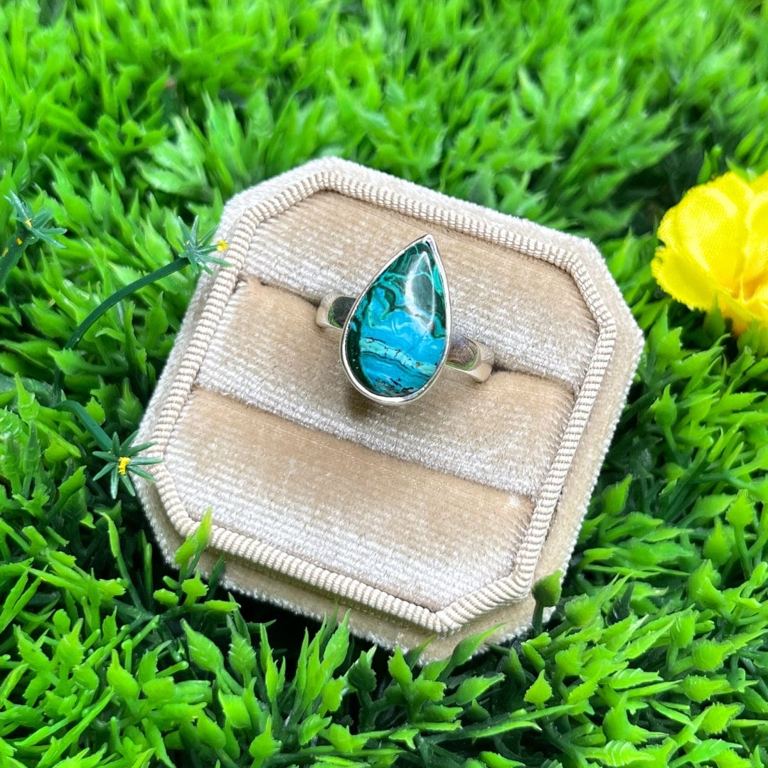 Bague Malachite Chrysocolle #22