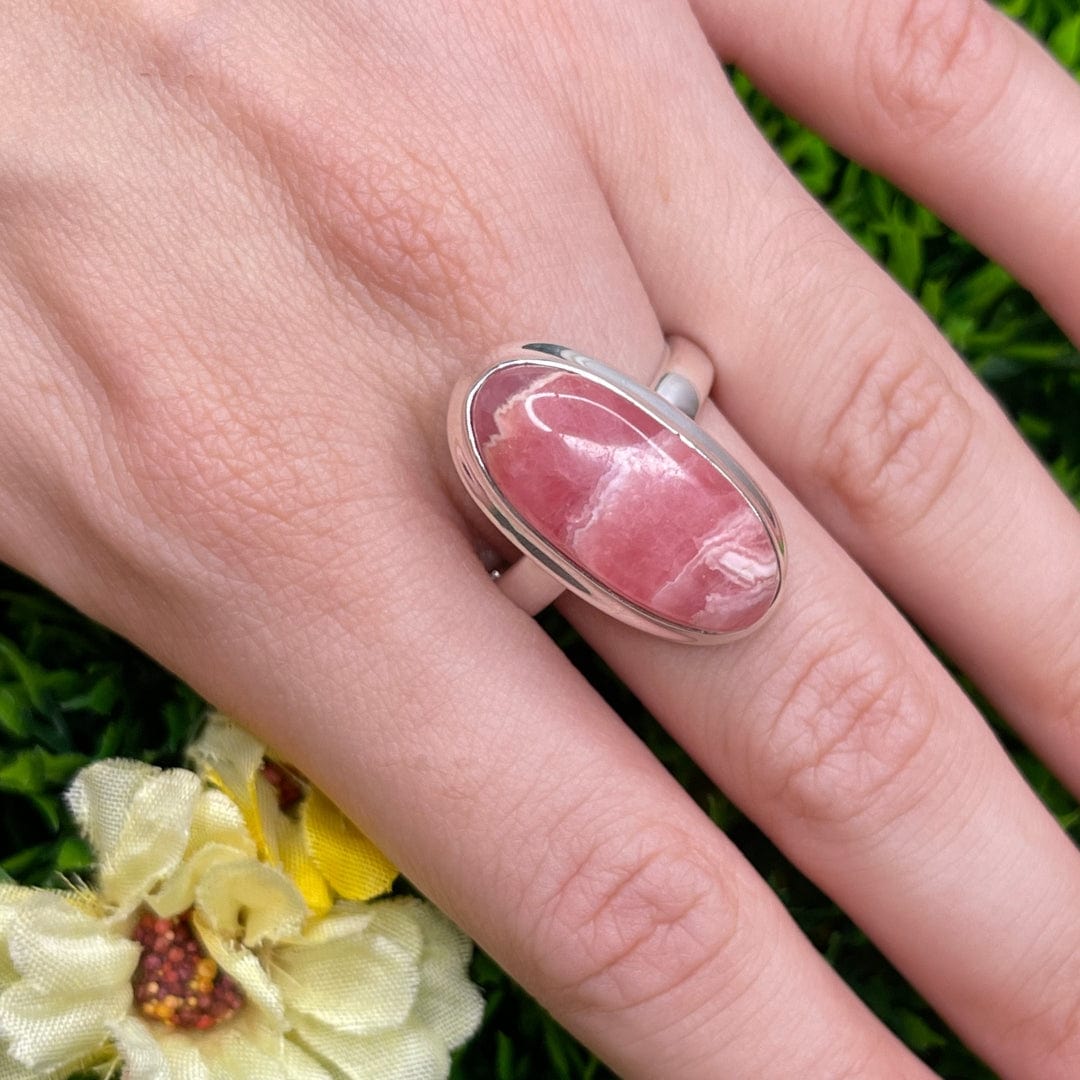 Bague Argent Rhodochrosite #31