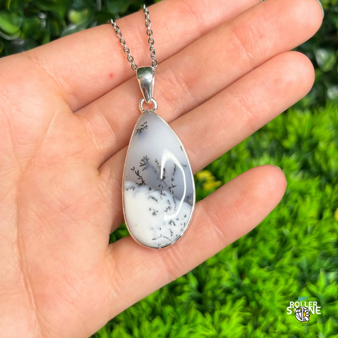 Pendentif Opale Dendrite #1