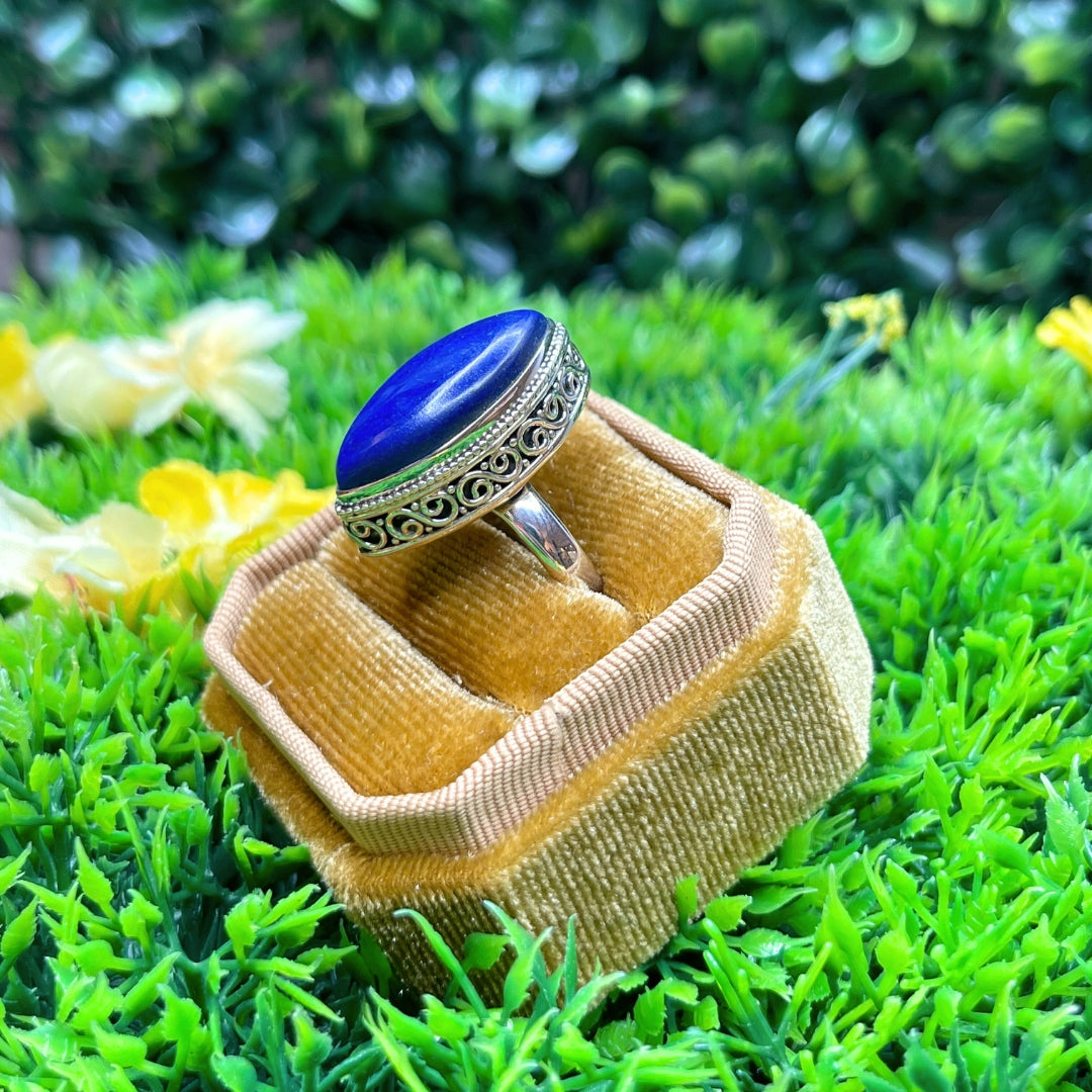 Bague Argent Lapis Lazuli #50