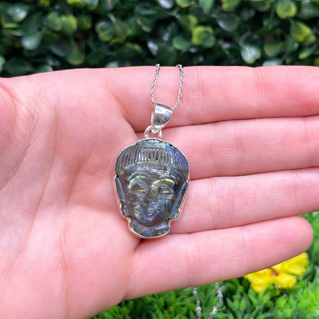 Pendentif Labradorite Bouddha #2