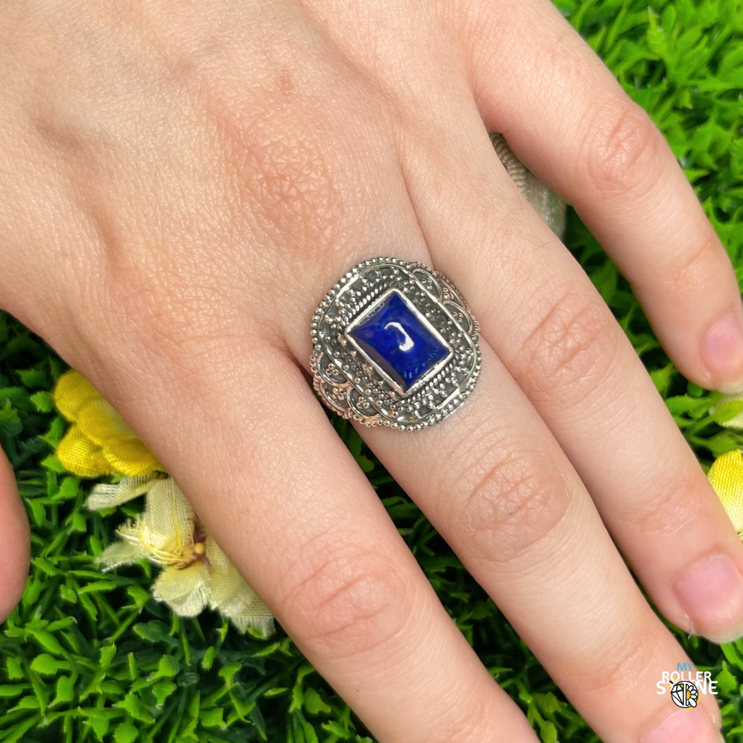 Bague Argent 925 Lapis Lazuli #193