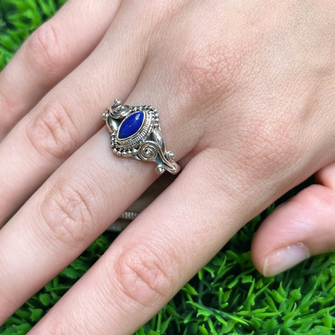 Bague Argent 925 Lapis Lazuli #15