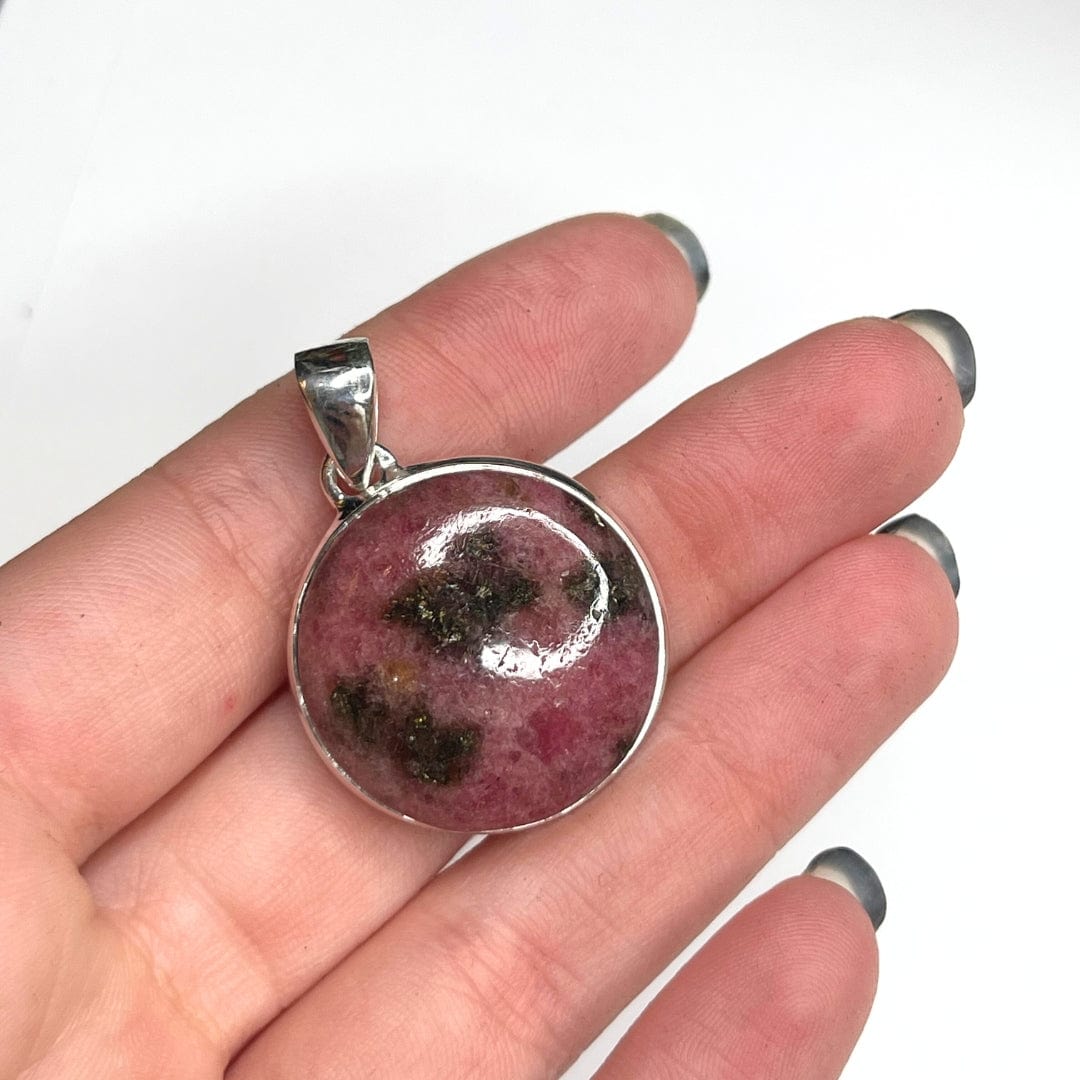 Pendentif Argent Rhodonite Australienne #11