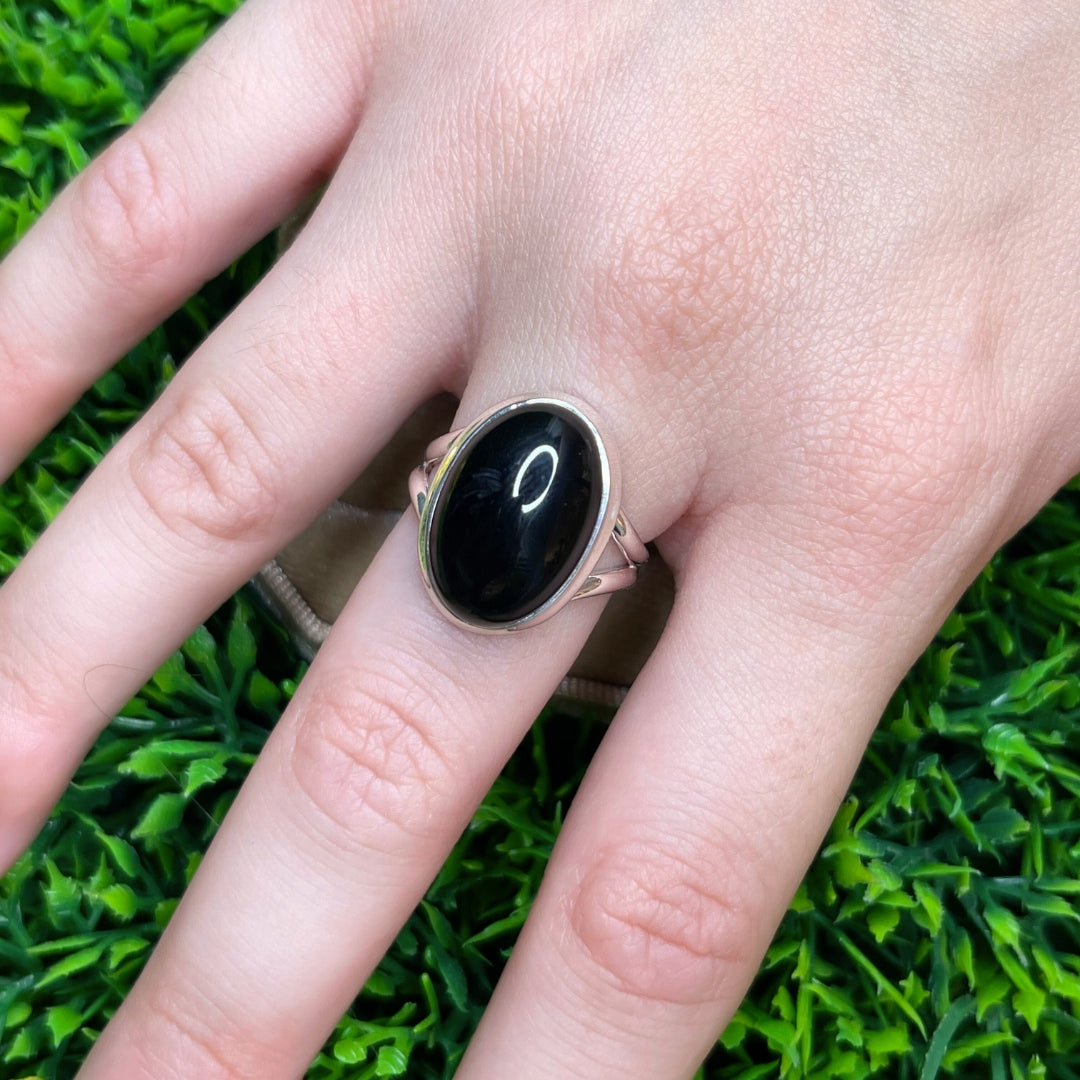 Bague Onyx Argent #22