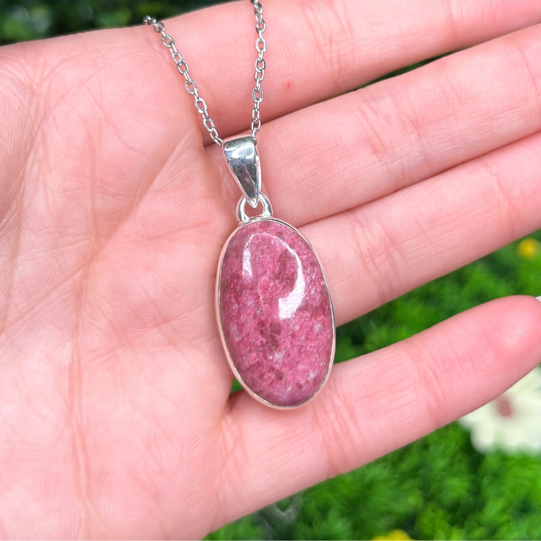 Pendentif Argent Thulite #4