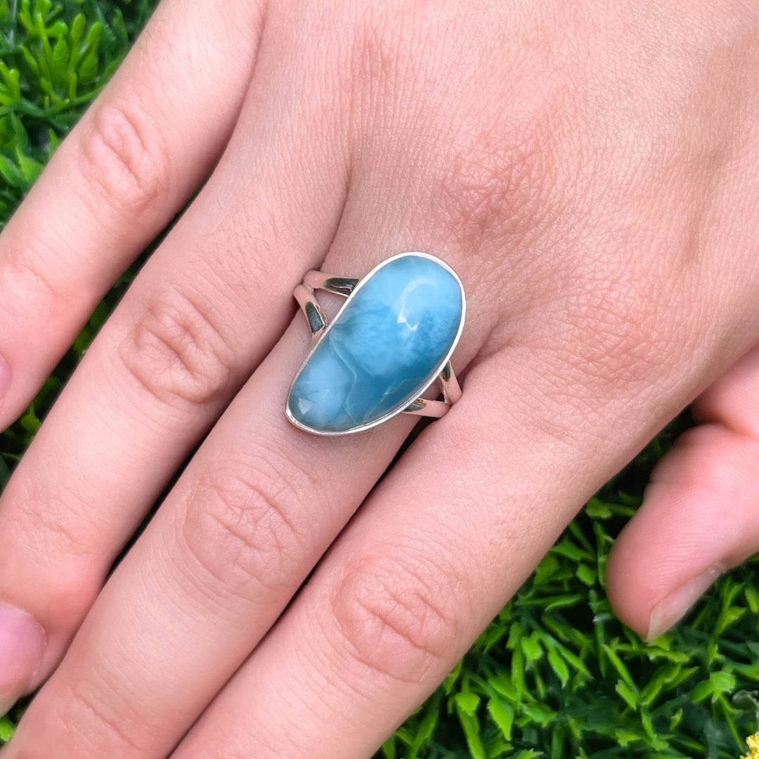 Bague Argent Larimar #98