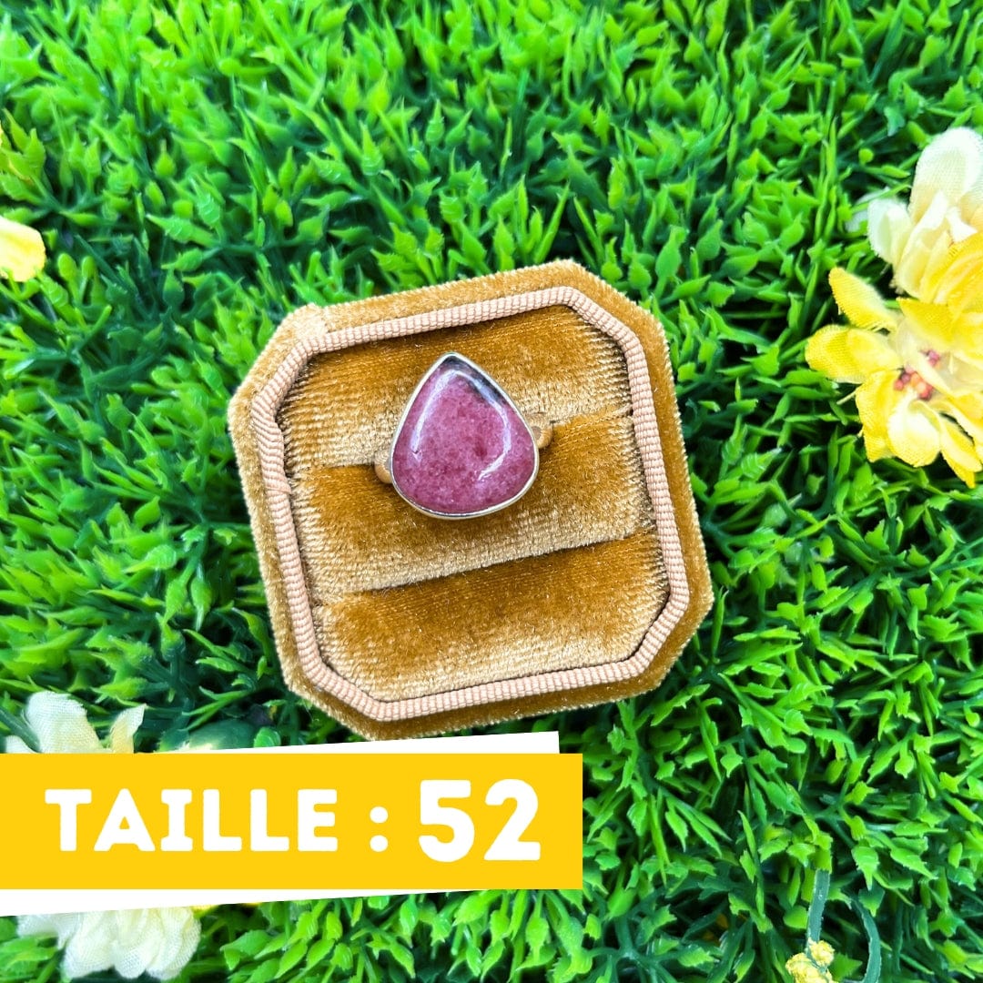 Bague Argent Rhodonite Australienne #6