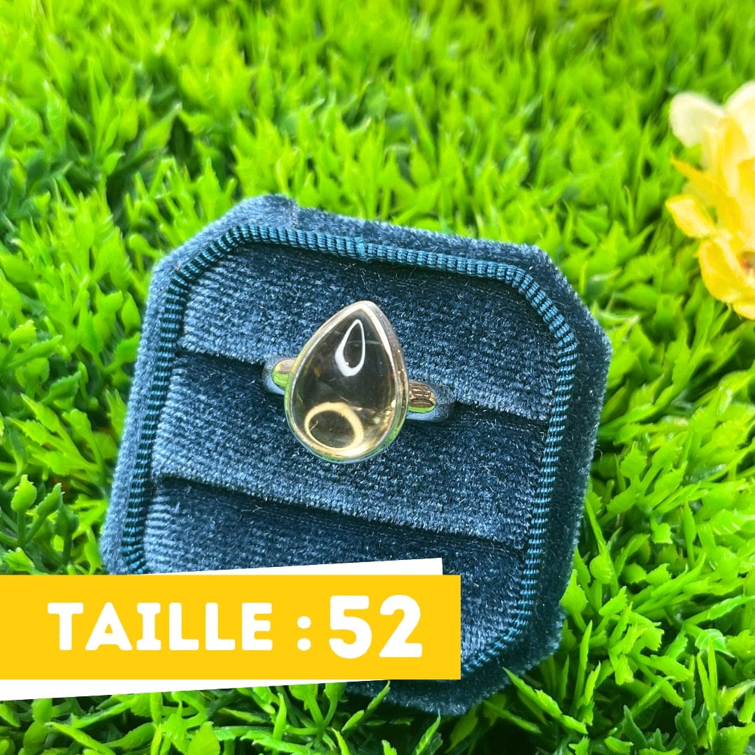 Bague Argent Citrine #41