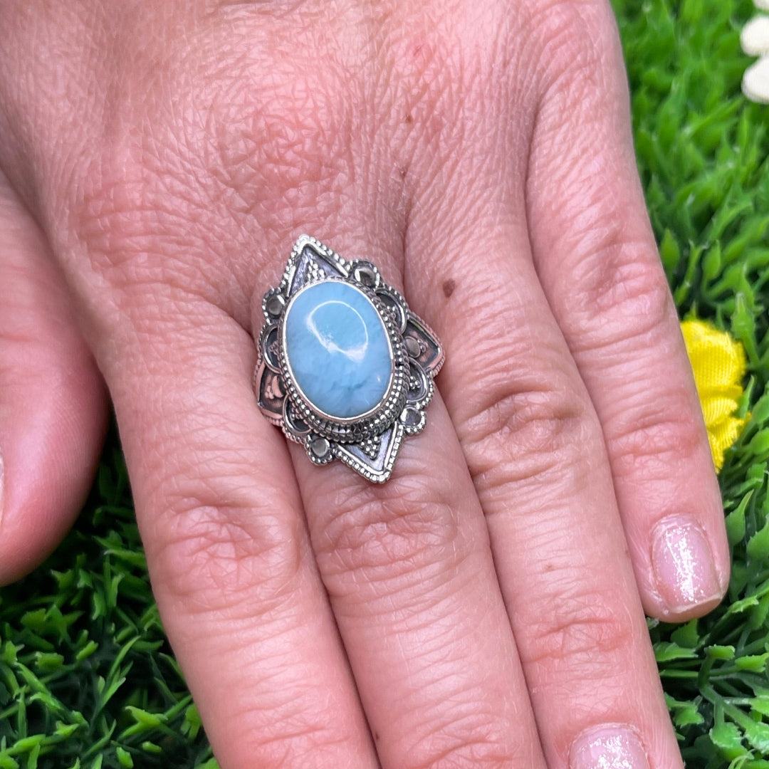 Bague Argent 925 Larimar #41