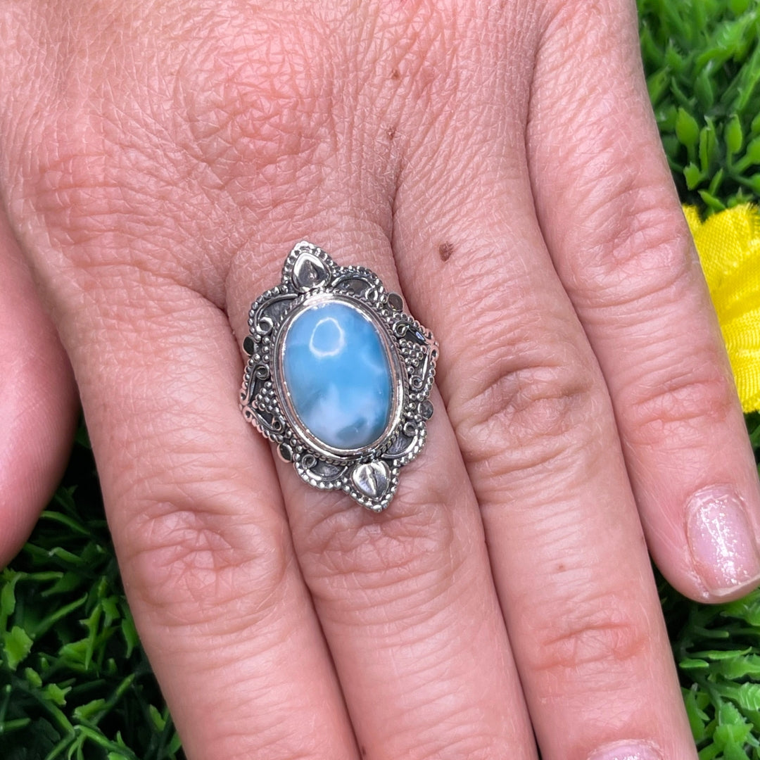 Bague Argent 925 Larimar #21