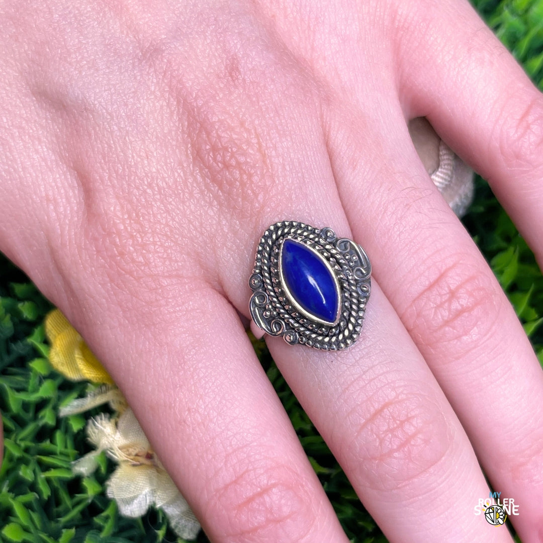 Bague Argent 925 Lapis Lazuli #158