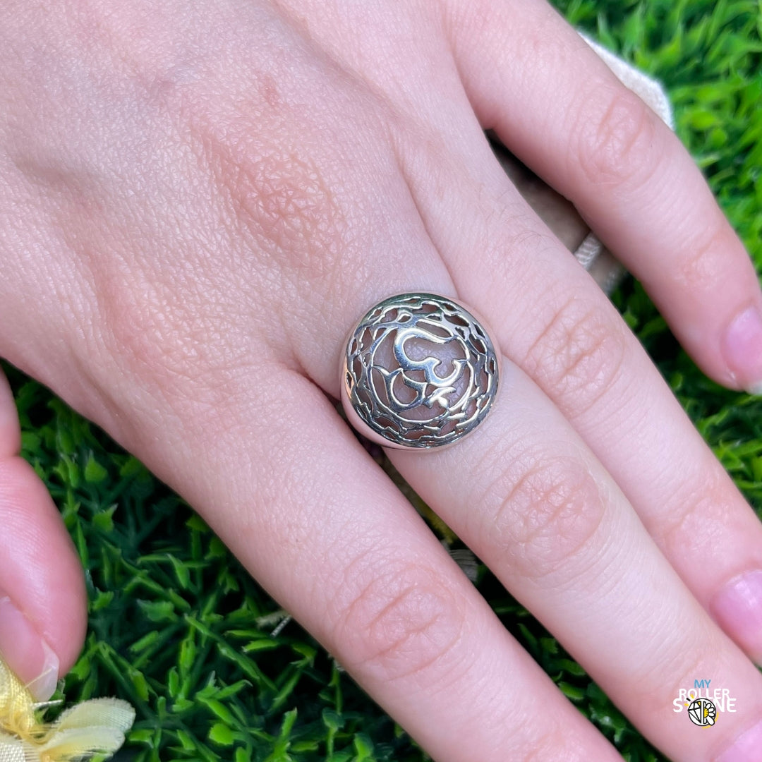 Bague Argent Aum/Om