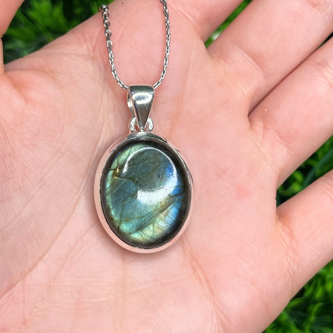 Pendentif Labradorite Blue Fire #30