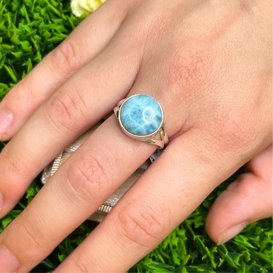 Bague Argent Larimar #90