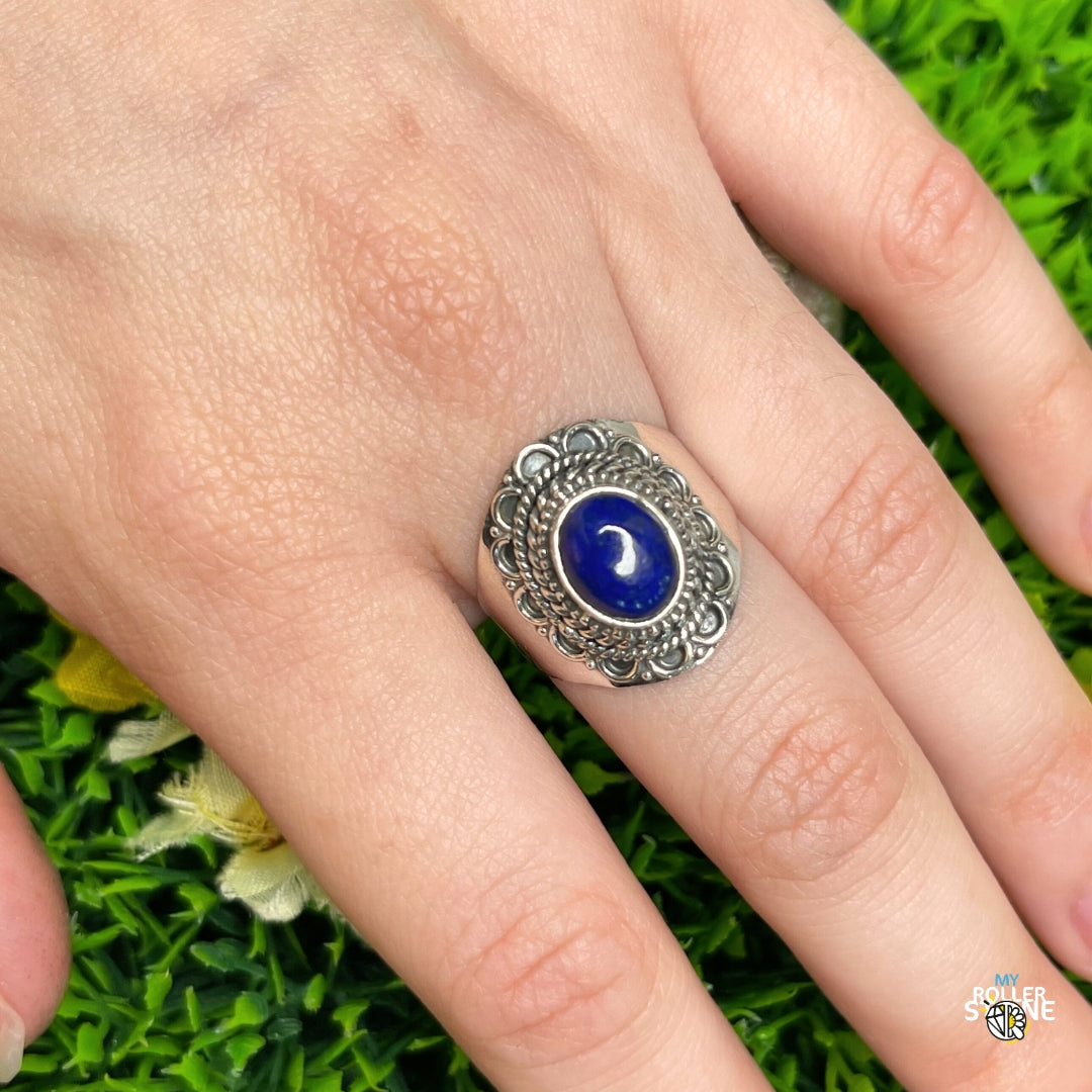 Bague Argent 925 Lapis Lazuli #194