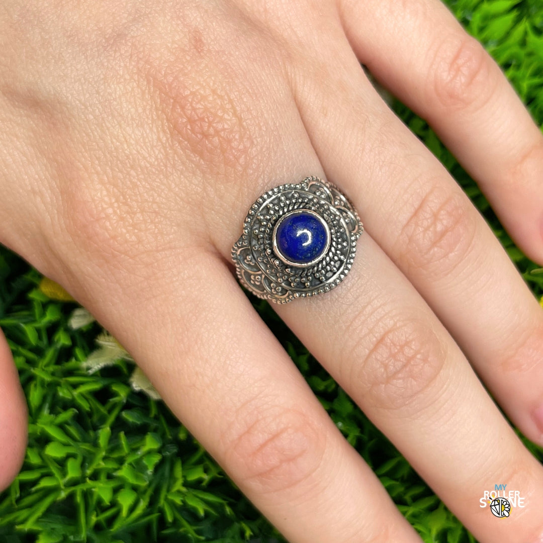 Bague Argent 925 Lapis Lazuli #187