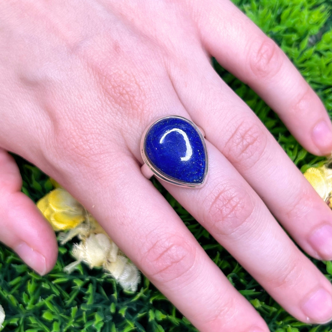 Bague Argent Lapis Lazuli #123