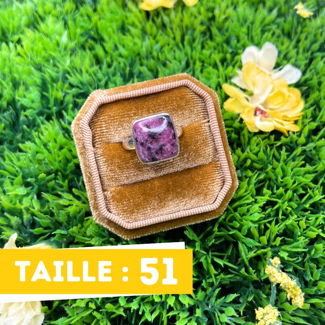 Bague Argent Rhodonite Australienne #4