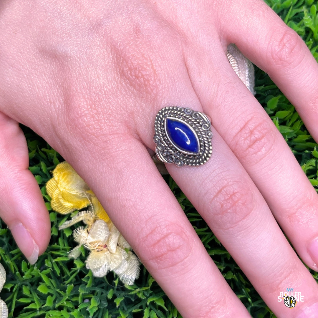 Bague Argent 925 Lapis Lazuli #153