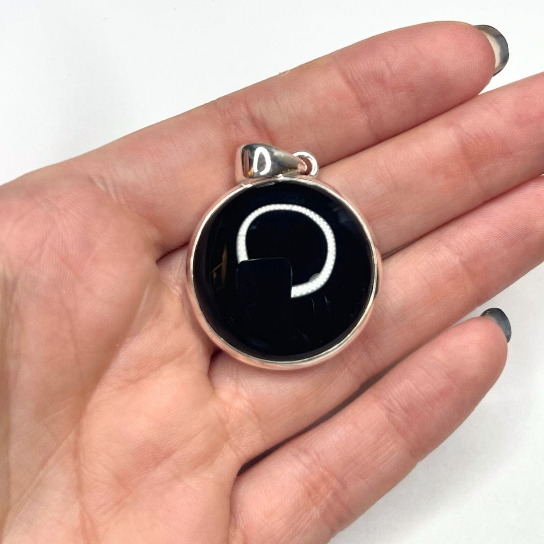 Pendentif Argent Onyx #26