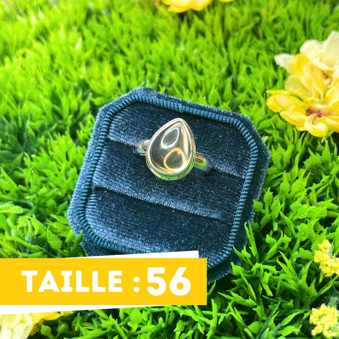 Bague Argent Citrine #44