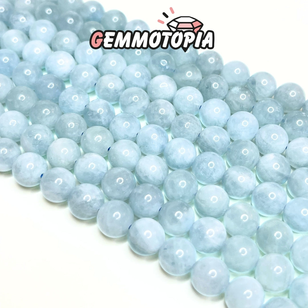 Perle Aigue-Marine 3A 8 MM