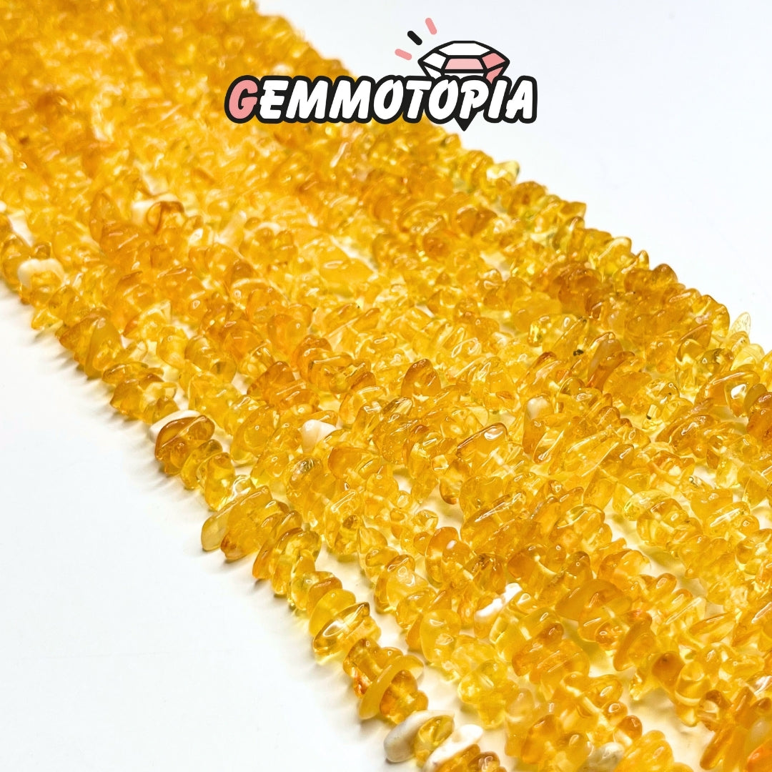 Perle Chips Ambre en Citron