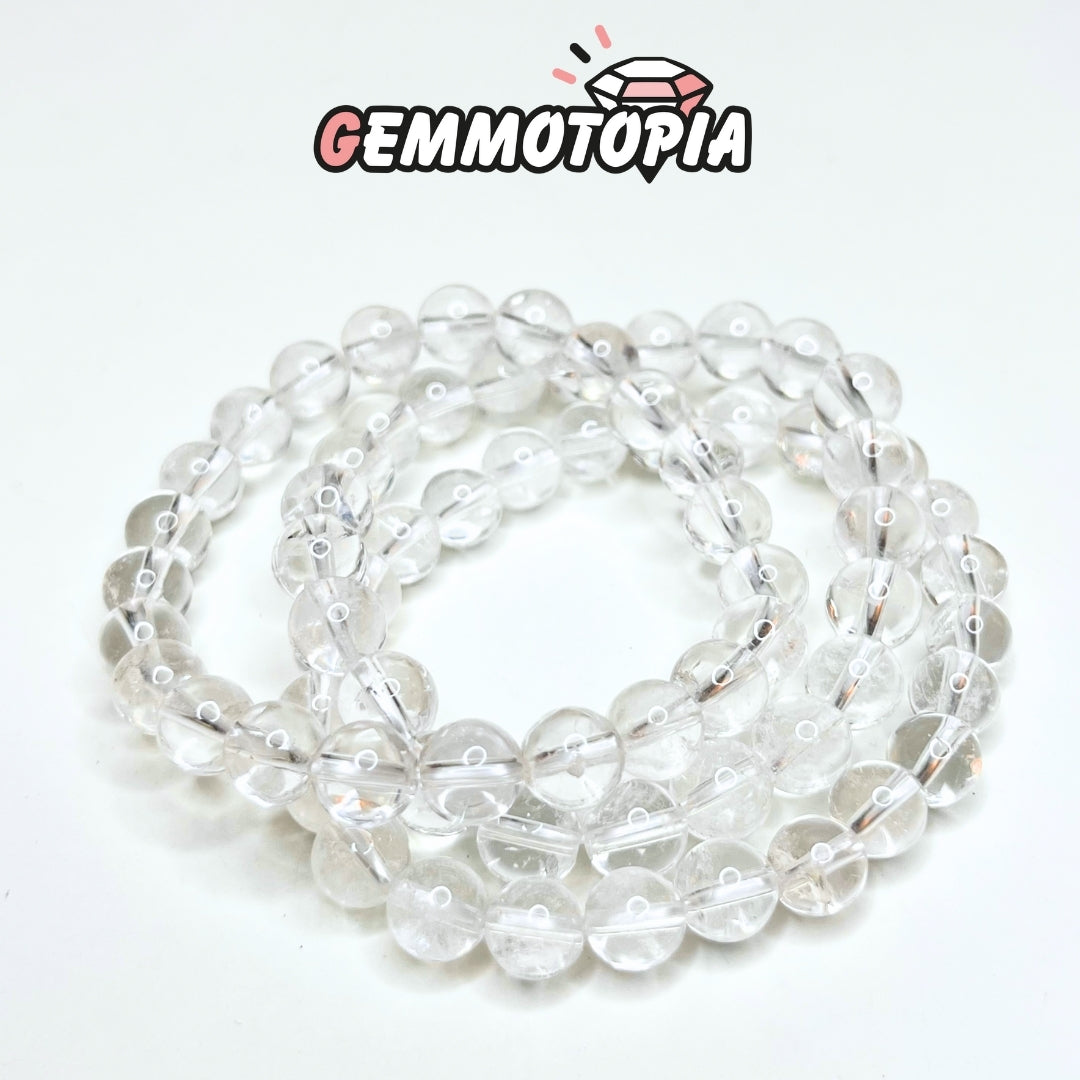 Bracelet en Cristal de Roche 5A