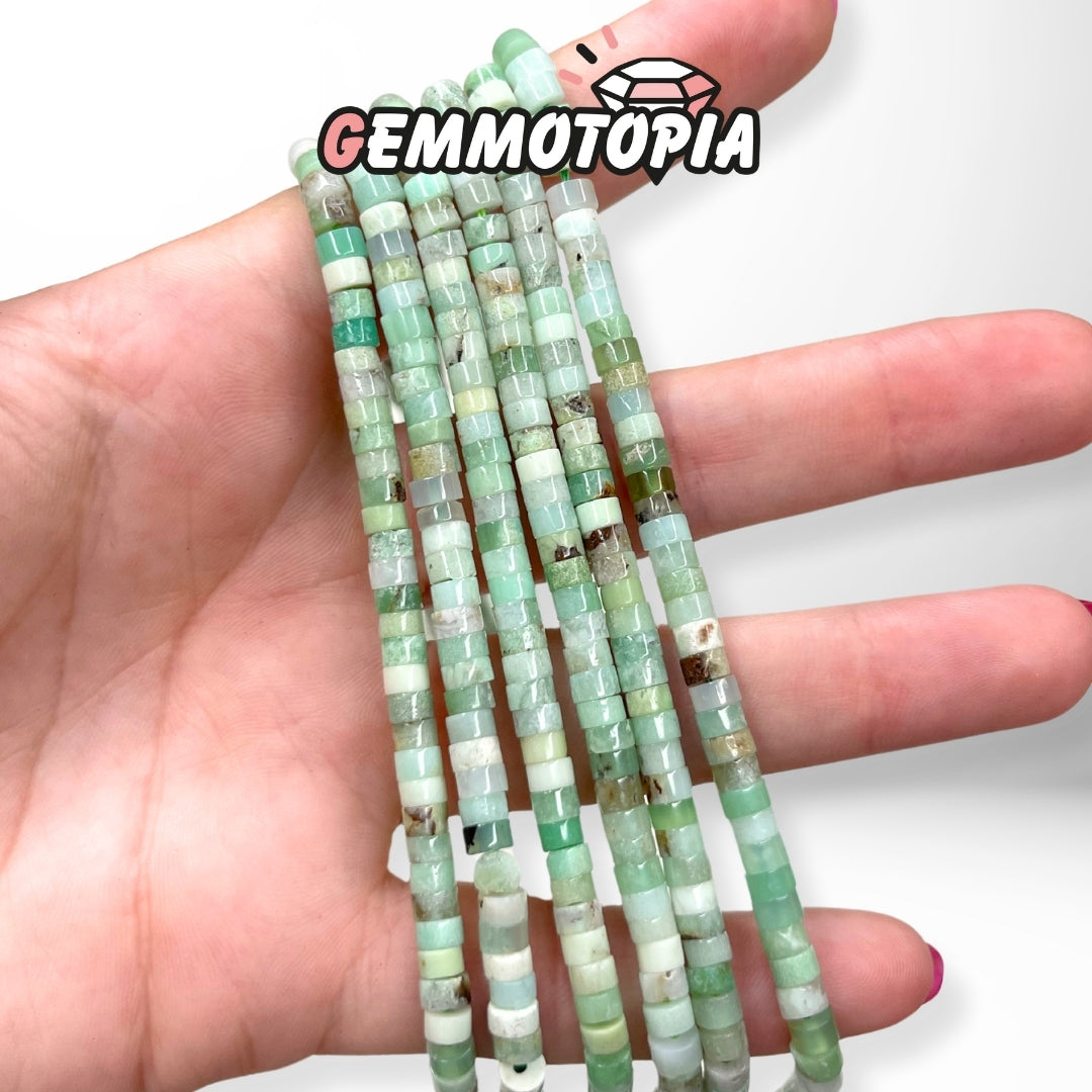 Perle Heishi Chrysoprase